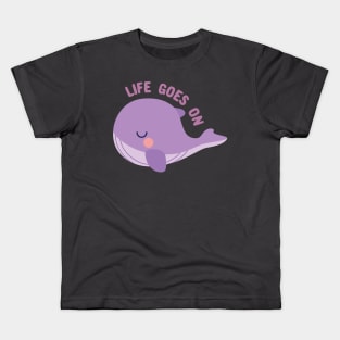 BTS whale plush life goes on Kids T-Shirt